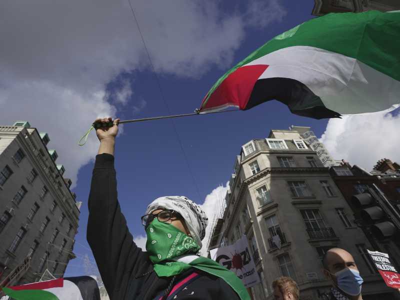 Manifestazione per la Palestina a Londra (LaPresse)