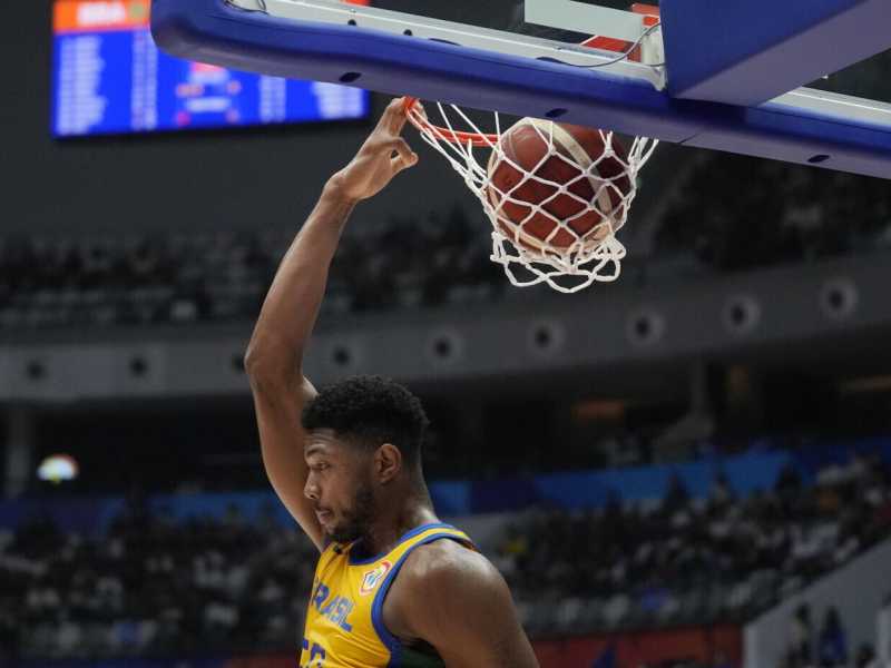 Bruno Caboclo (foto Ap, via LaPresse)<br />