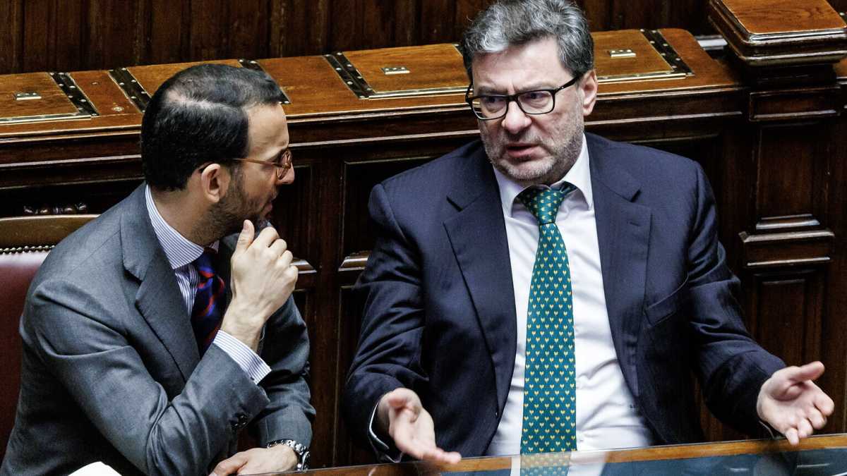 Immagine di Giorgetti e Freni, la Lega anti spread