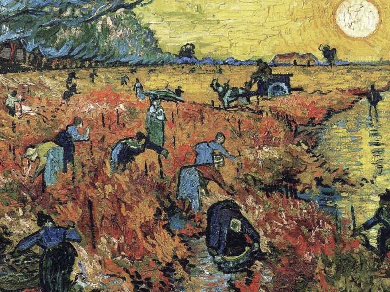 Vincent van Gogh, "Le vigne rosse"