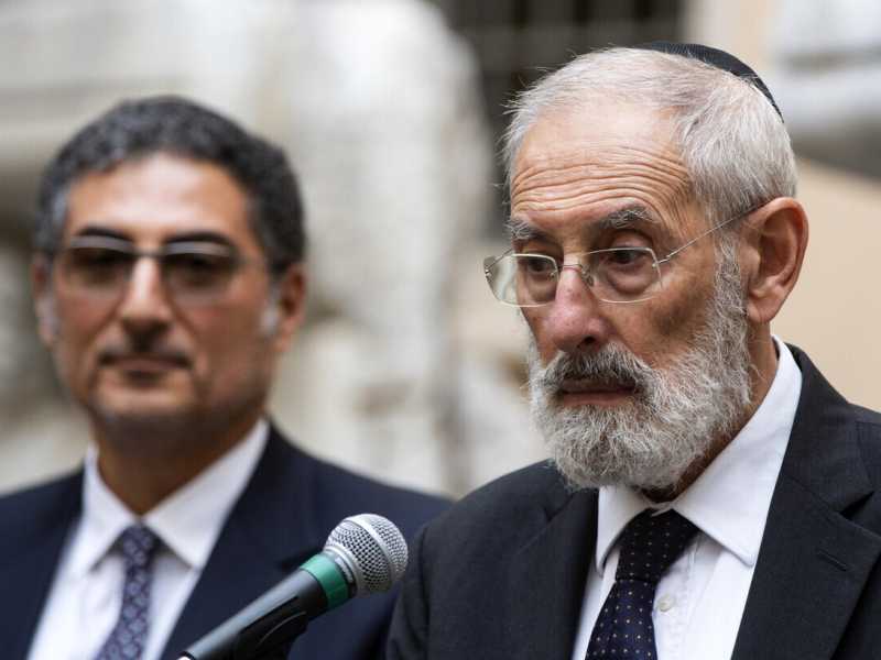  Riccardo Di Segni - foto Ansa