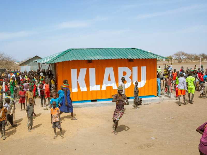 Il centro Klabu nel campo profughi di Kalobeyei (credits Coco Olakunle)&nbsp;<br />