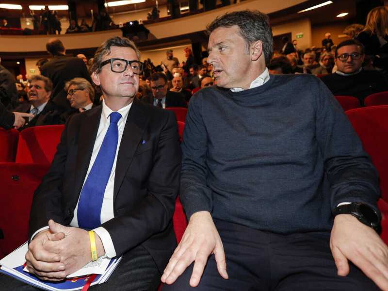 Carlo Calenda e Matteo Renzi (Ansa)