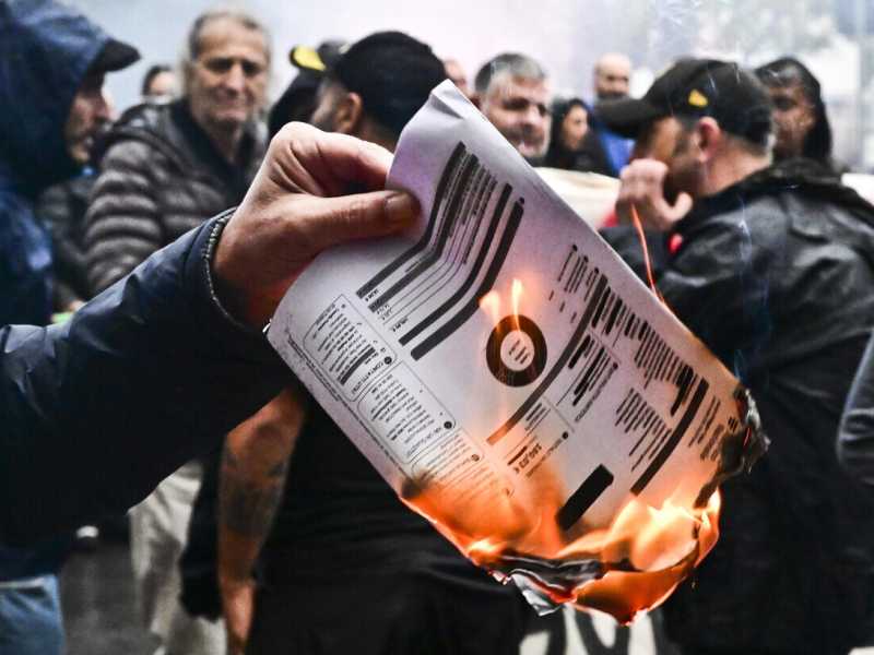  Le proteste contro il caro bollette dell'autunno 2022 (Foto Ansa)