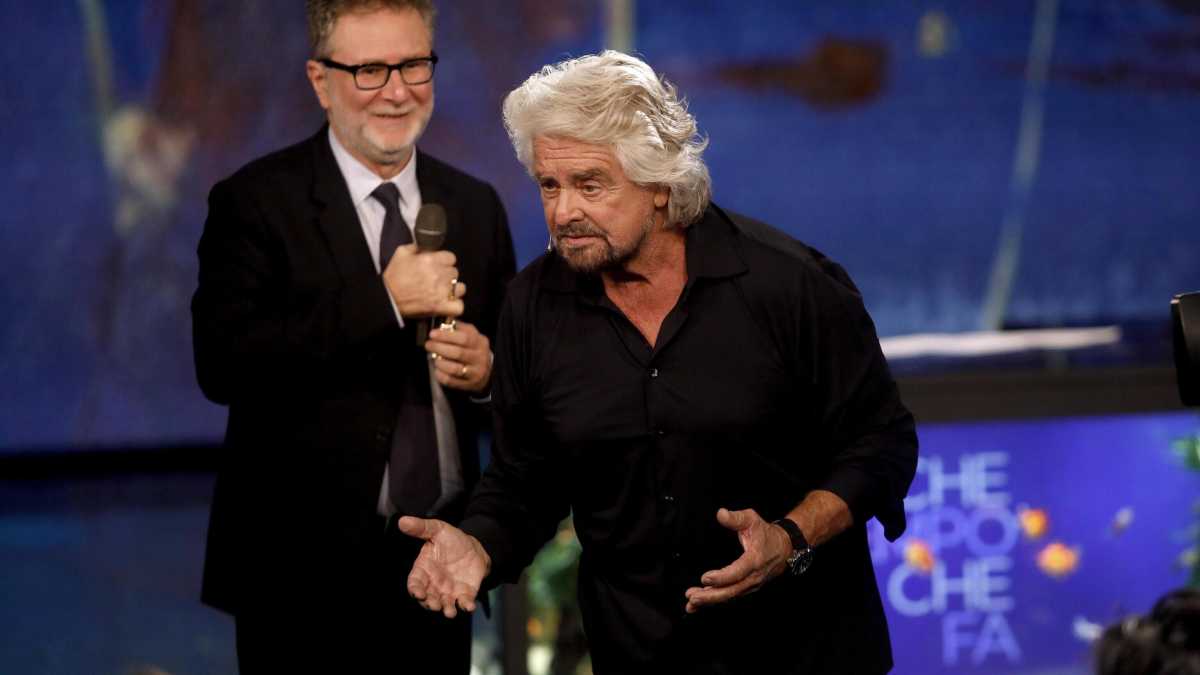 Immagine di "Ho reso peggiore questo paese". Lo show di Beppe Grillo da Fazio