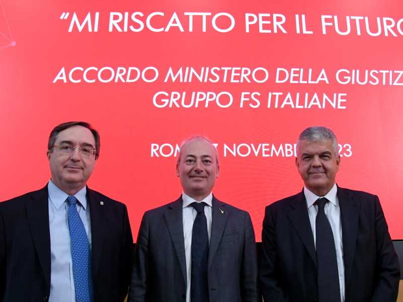 Giovanni Russo, Andrea Ostellari e Luigi Ferraris - foto Ansa