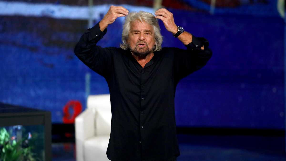 Immagine di Di Beppe Grillo da Fazio e di comici strafiniti