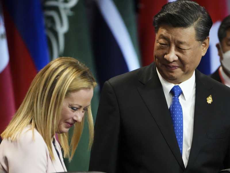 Meloni rinuncia alla Cina per non aprire un altro fronte