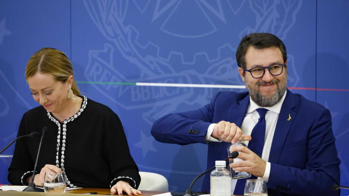 Immagine di Salvini? Lasciatelo fare. La strategia di FdI nel duello del leghista con Landini
