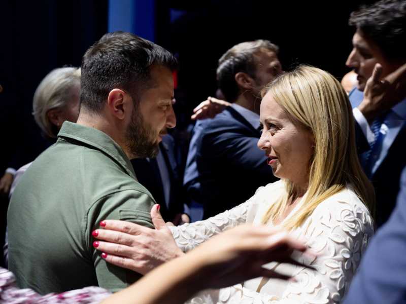 La bella telefonata tra Meloni e Zelensky