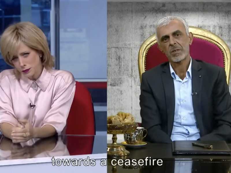 L’intervista satirica della Bbc al leader di Hamas Sinwar