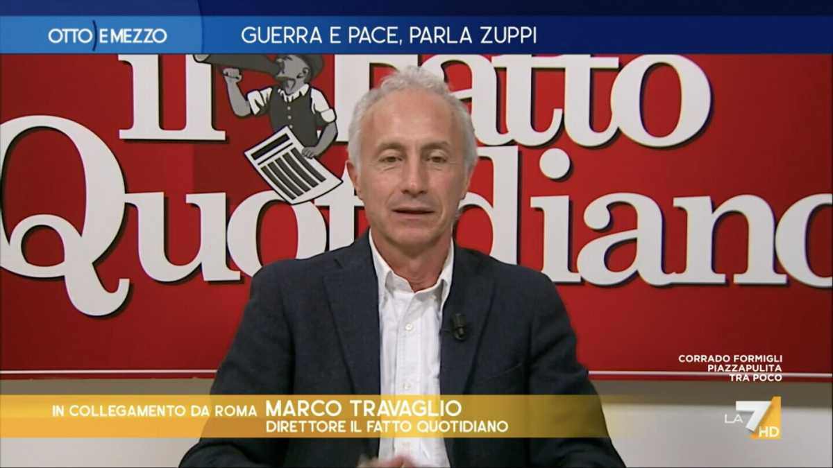 Immagine di "Si è fatto di tutto per spingere Putin a invadere" dice in tv Travaglio e nessuno replica