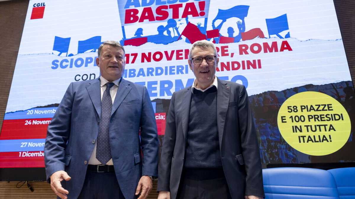 Immagine di Gli scioperi fuori dalla realtà di Landini & Co.
