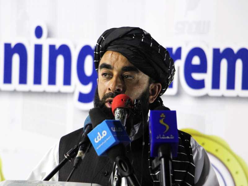 Zabiullah Mujahid, portavoce dei Taliban - foto Ansa