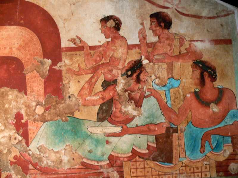 Cena Etrusca al museo di Tarquinia - foto World History Enciclopedia