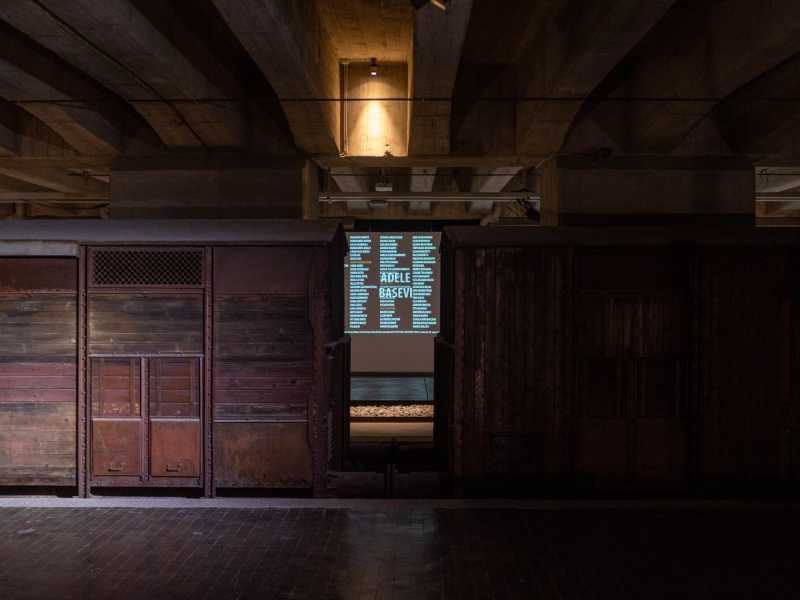 Il Memoriale della Shoah a Milano (Foto LaPresse) <br />