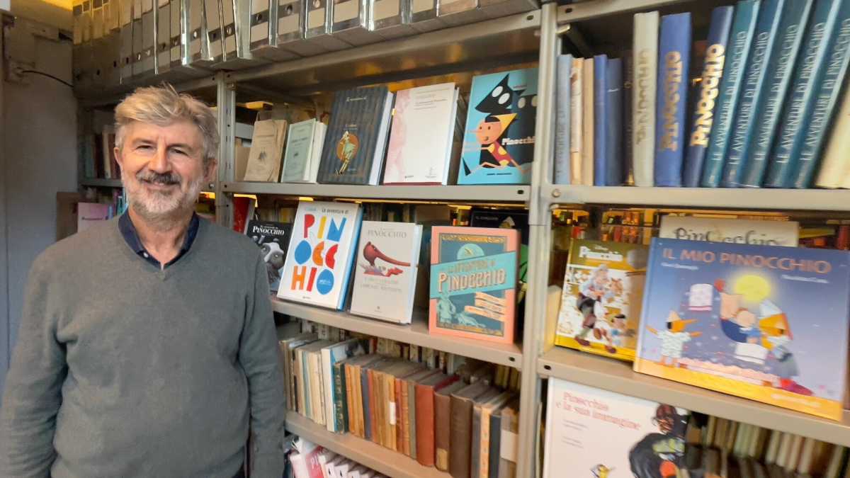 Immagine di Aldo Cecconi, nell’archivio tra i misteri di Pinocchio e Salgari