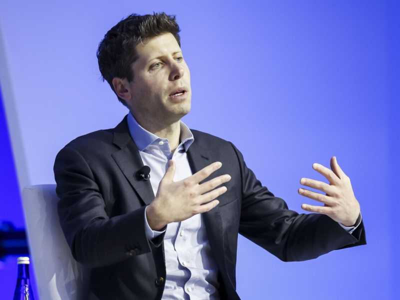 <br /><br><br /><br type="_moz" /></br>Sam Altman - Foto Ansa