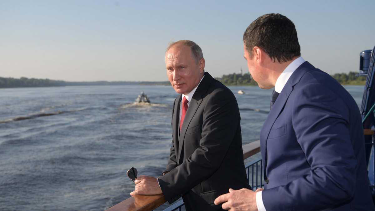 Immagine di A bordo con Vladimir Putin