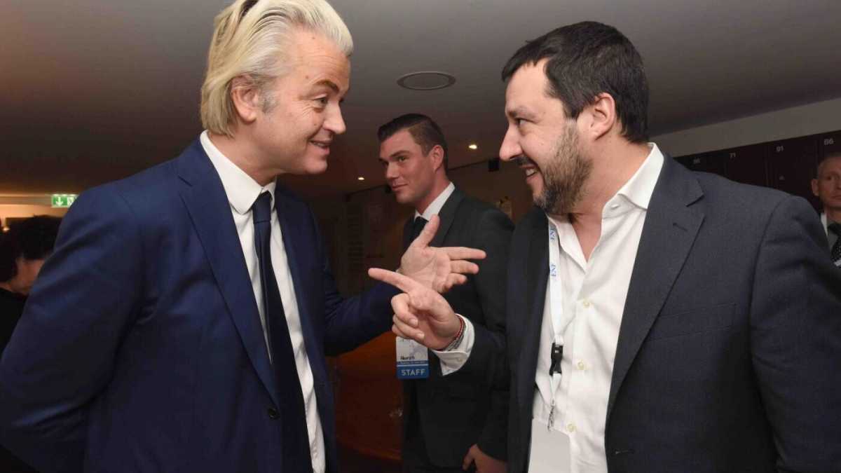 Immagine di Salvini che esulta per l’affermazione di Wilders? Rileggere Pinocchio