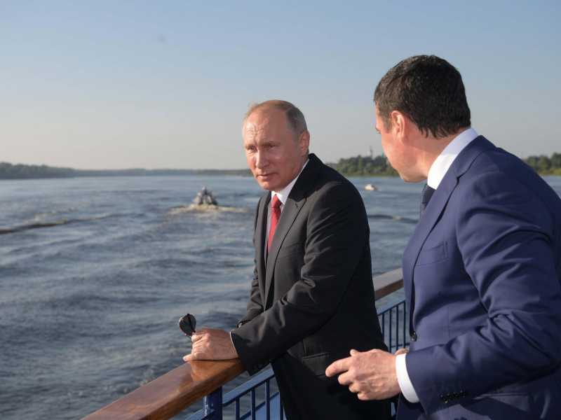 A bordo con Vladimir Putin