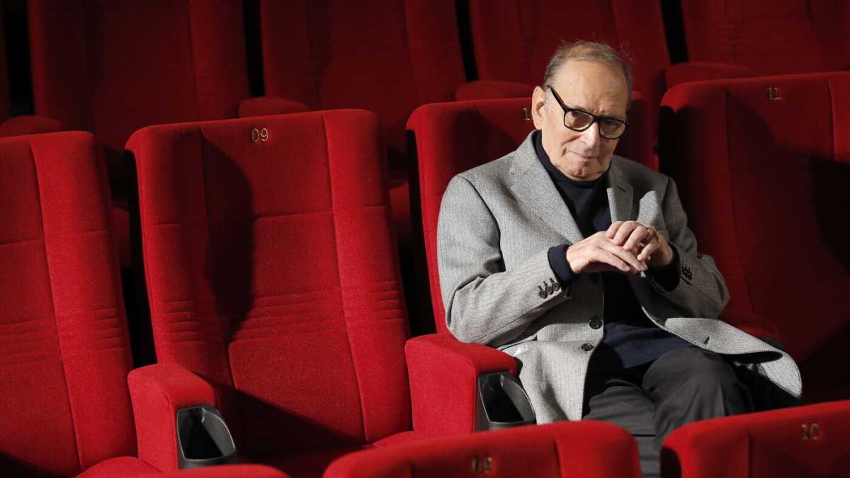 Immagine di Ennio Morricone al MoMa di New York, tra Roma e il mondo