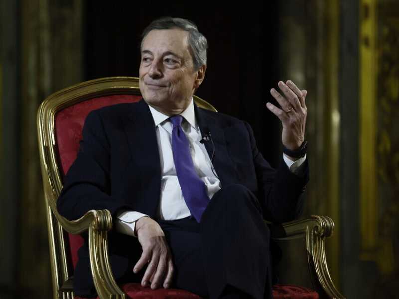  Mario Draghi - foto LaPresse