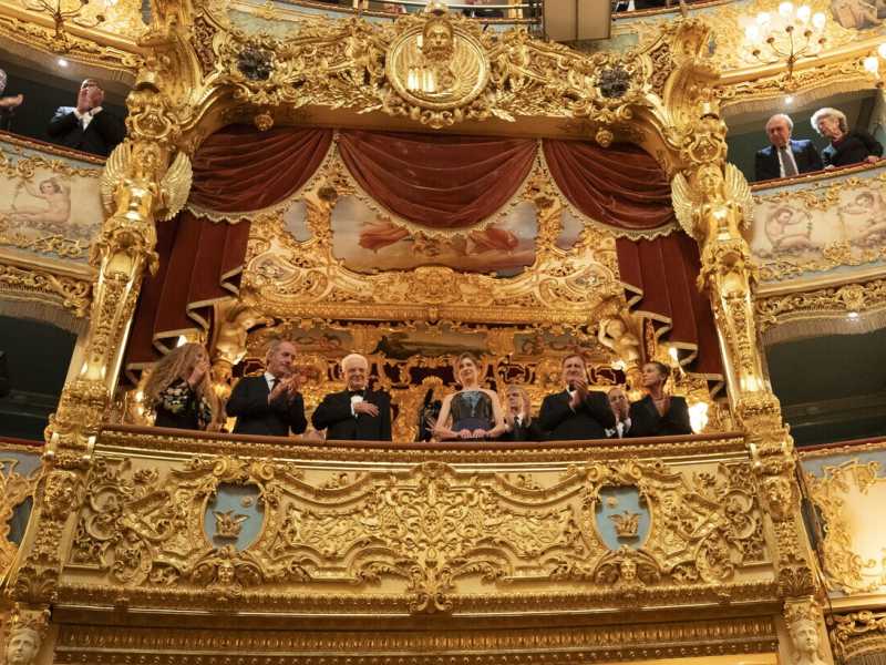 &nbsp;Mattarella al Teatro La Fenice di Venezia - foto Ansa