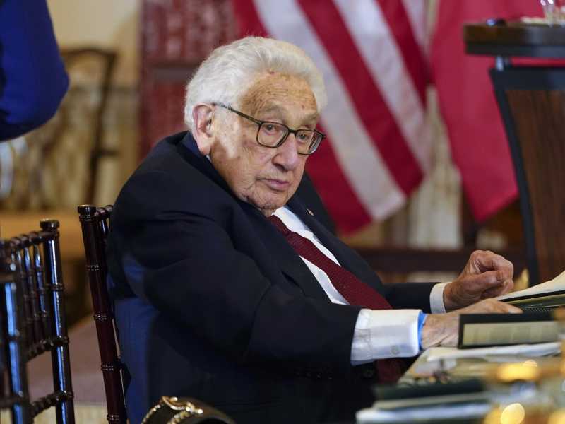 L'ex segretario di stato Henry Kissinger (AP Photo/Jacquelyn Martin)&nbsp;<br />