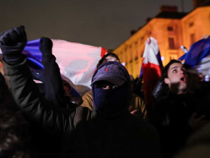 Manifestazione in Francia - foto Ansa