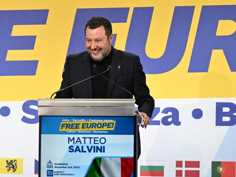 Matteo Salvini - foto Ansa