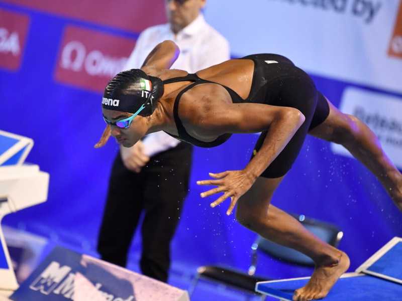 La nuotatrice italian Sara Curtis (foto LaPresse)&nbsp;<br />