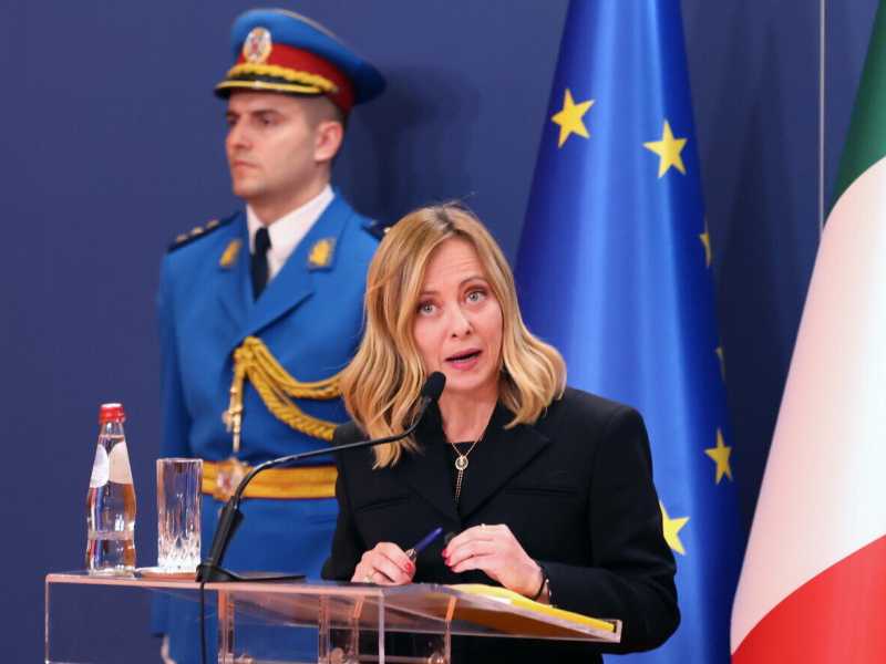  Giorgia Meloni - foto Ansa