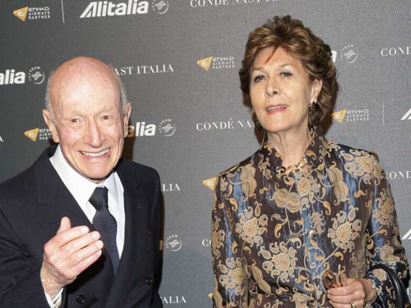 Bernardo Caprotti con la moglie Giuliana nel 2015 (Olycom)&nbsp;<br />