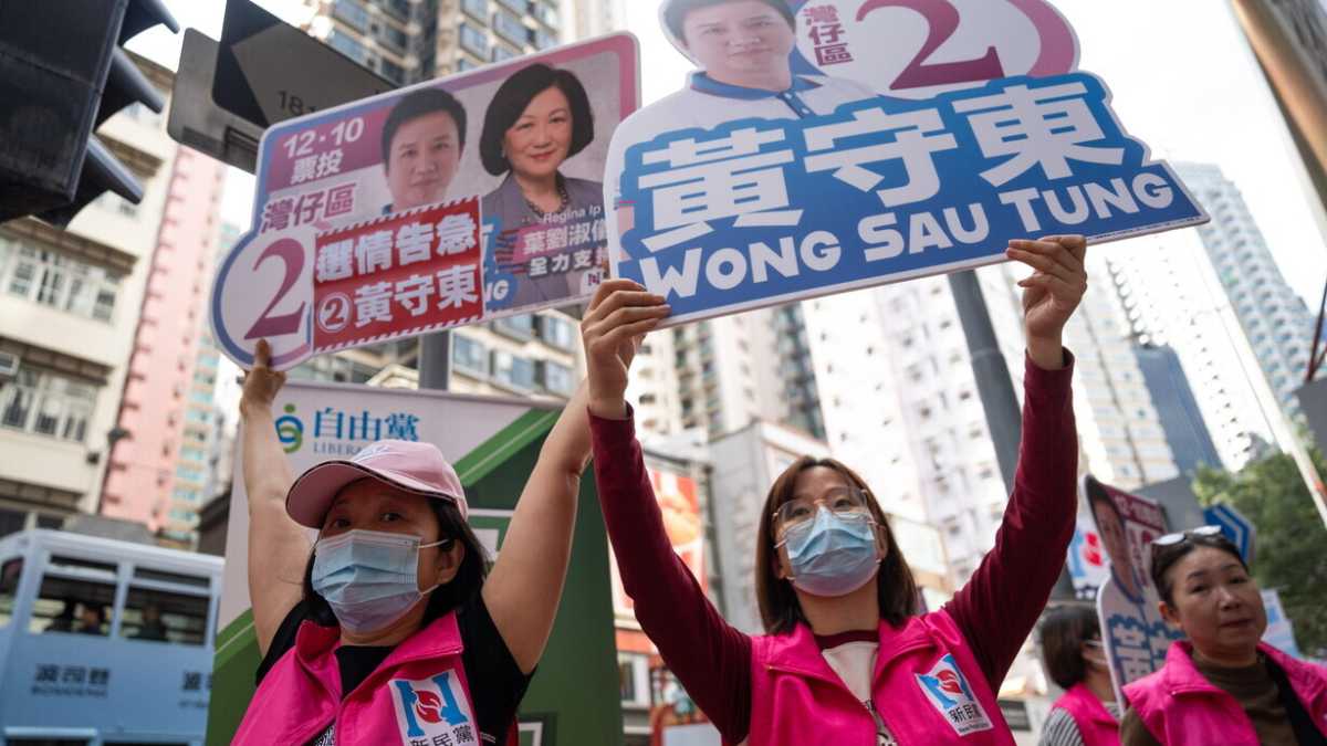 Immagine di Hong Kong boicotta le elezioni "per patrioti"