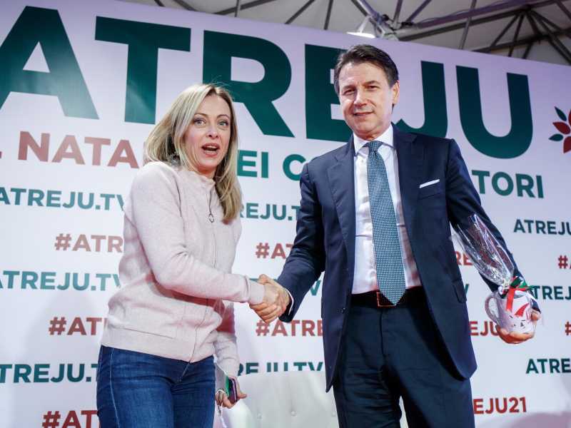 Sul Mes Giorgia Meloni e Giuseppe Conte sono uguali e interscambiabili