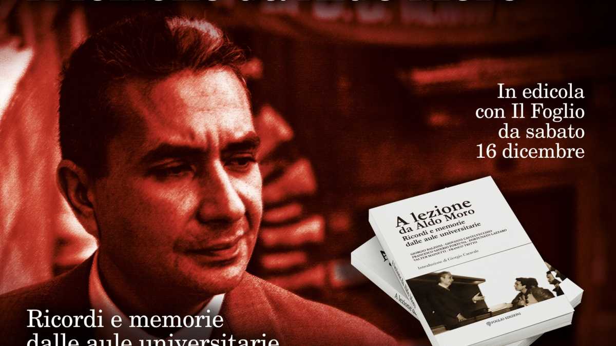 Immagine di A lezione da Aldo Moro: il libro in edicola con Il Foglio