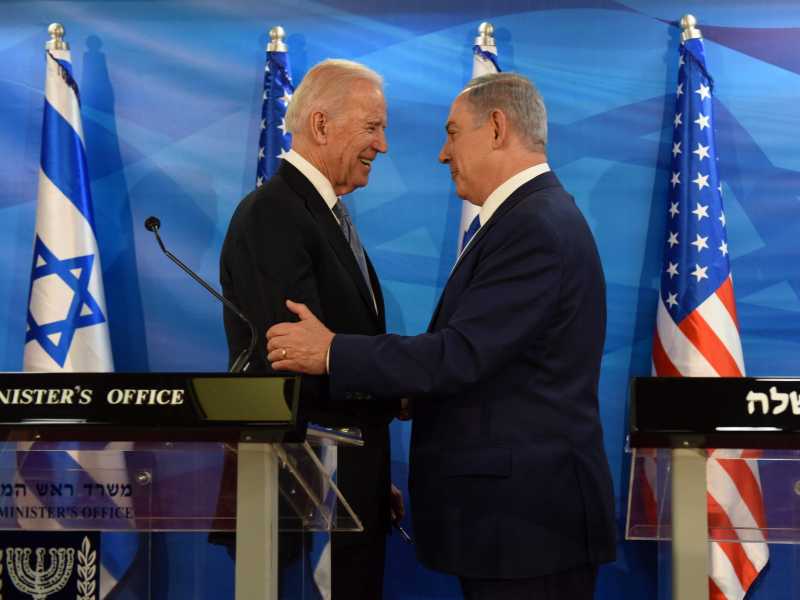  Joe Biden e Bibi Netanyahu - foto Ansa