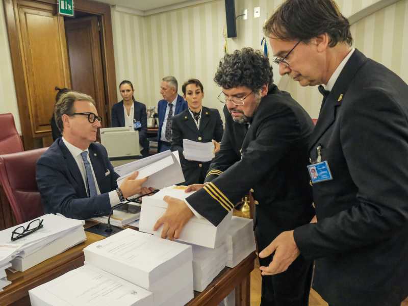 La manovra inizia ad essere esaminata dalla commissione Bilancio a ottobre 2023 (foto Mauro Scrobogna/LaPresse)&nbsp;<br />