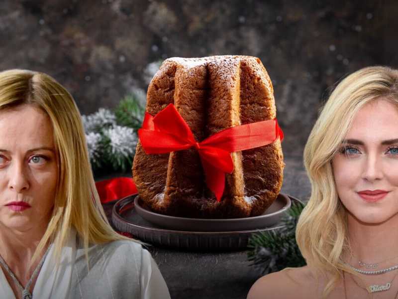 Giorgia Meloni, Chiara Ferragni e il pandoro della discordia