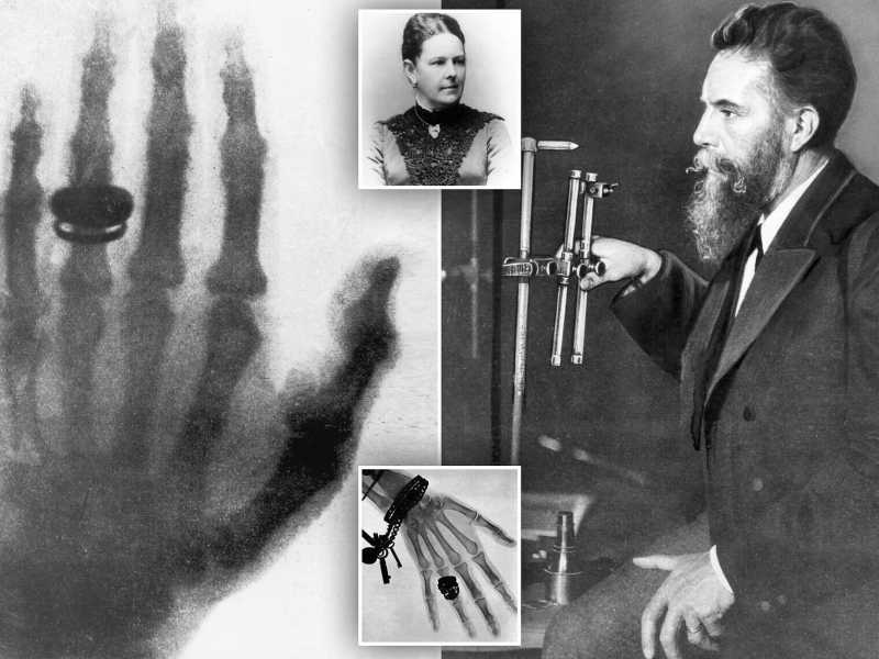 &nbsp;Lo scienziato Wilhelm Röntgen, inventore dei raggi X, e la moglie Anna - foto Facebook Stefano Fortini