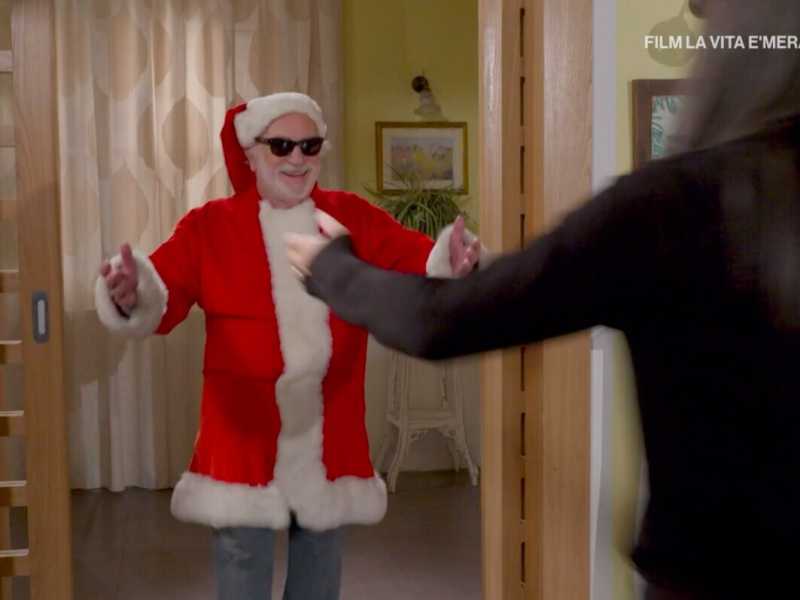 Screen dalla puntata del 25 dicembre di un Posto al Sole
