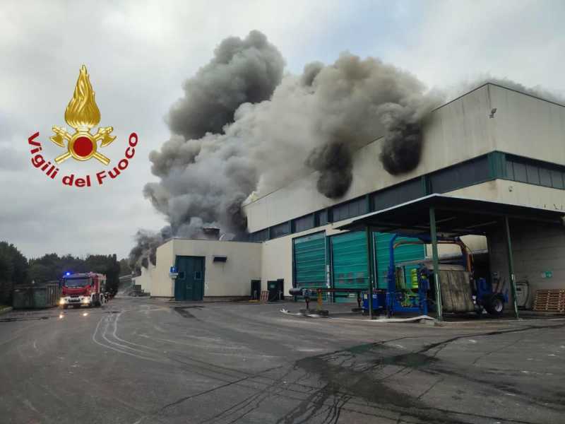 &nbsp;L'incendio nella discarica di Malagrotta<br /><br type="_moz" />