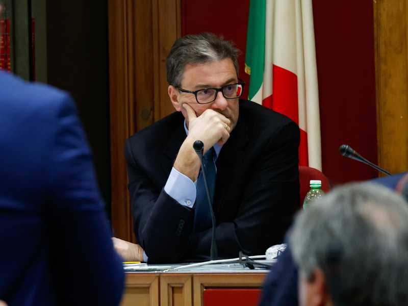 &nbsp;Il ministro dell'Economia Giancarlo Giorgetti - foto Ansa