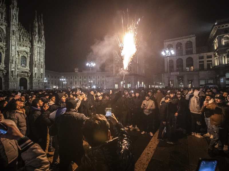 Capodanno 2024 a Milano - foto LaPresse
