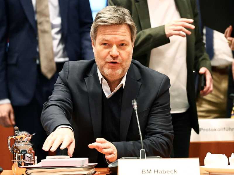 &nbsp;Robert Habeck, ministro dell'Economia e vicecancelliere tedesco - foto Ansa