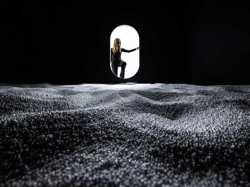  "Immersione: le Origini 1949-1949", un'installazione di Fabio Mauri - foto Ansa