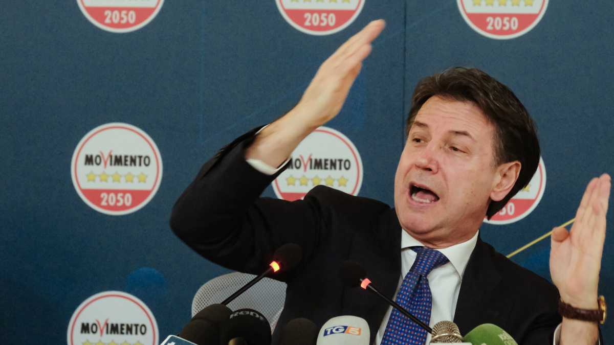 Immagine di Conte: "Il M5s è la vera forza progressista dell'opposizione"