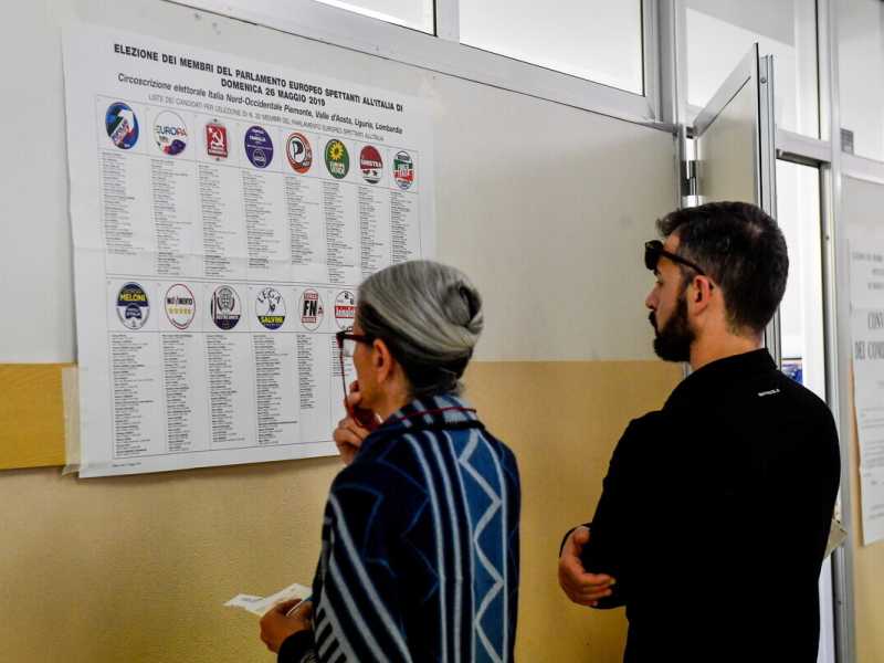 Elezioni Europee 2019, il voto a Milano (LaPresse)<br />