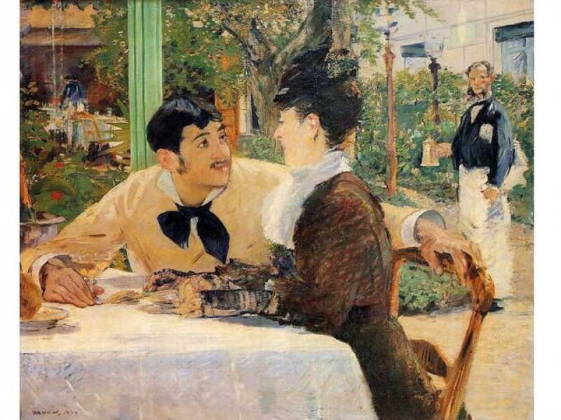 &Eacute;douard Manet, Chez le P&egrave;re Lathuille, 1879&nbsp;<br />